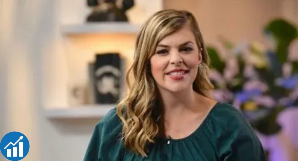 Portrait of Allie Beth Stuckey with blonde hair and professional attire