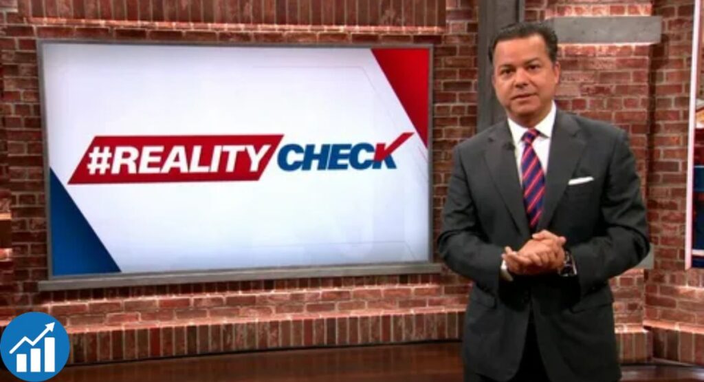 John Avlon discussing politics on television