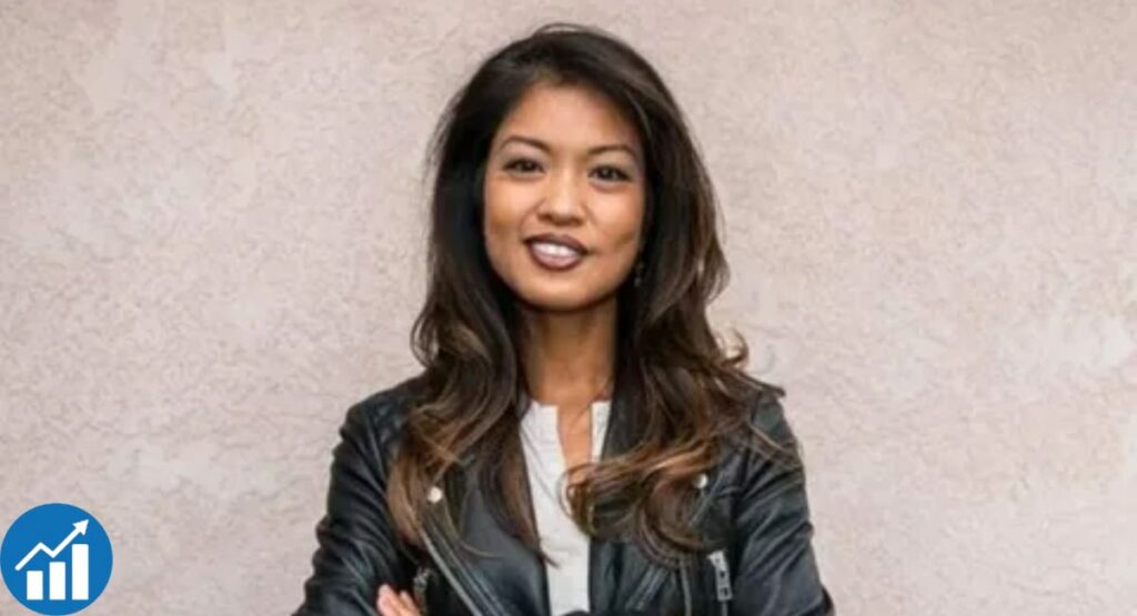 Michelle Malkin standing at a public event