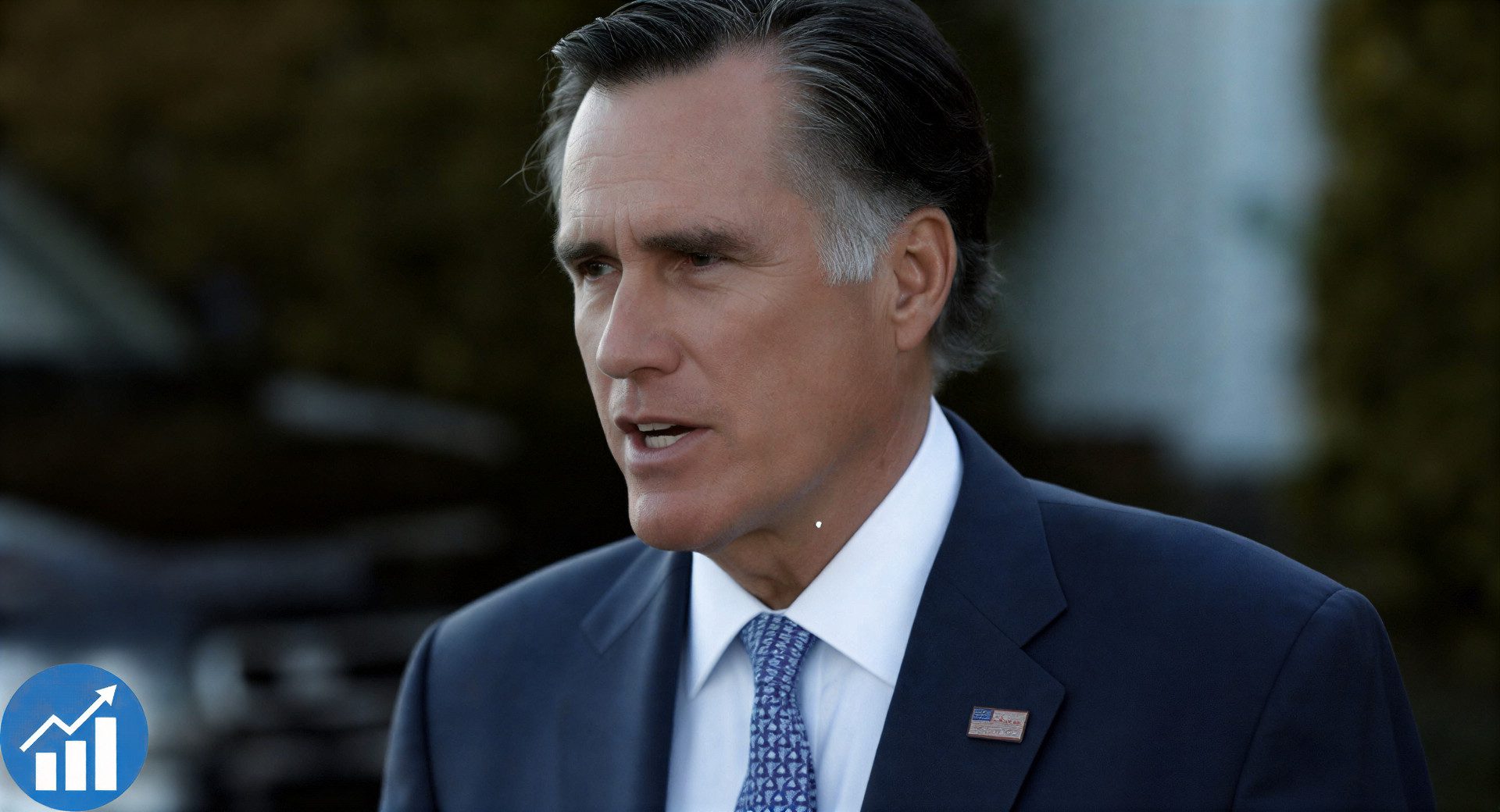 “Mitt Romney smiling portrait 2026 – U.S. Senator, former Governor, and Bain Capital co-founder”