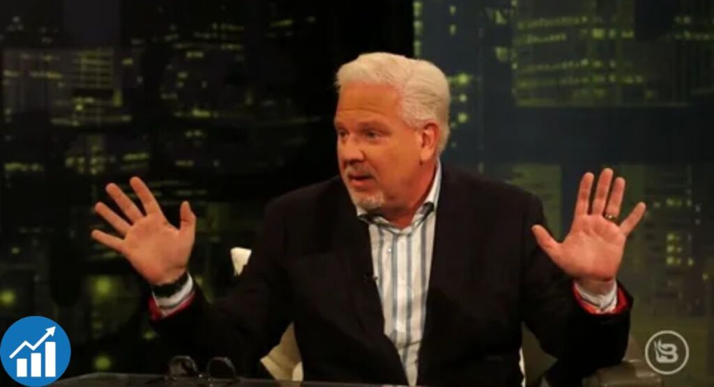 Glenn Beck at TheBlaze headquarters in Irving, Texas