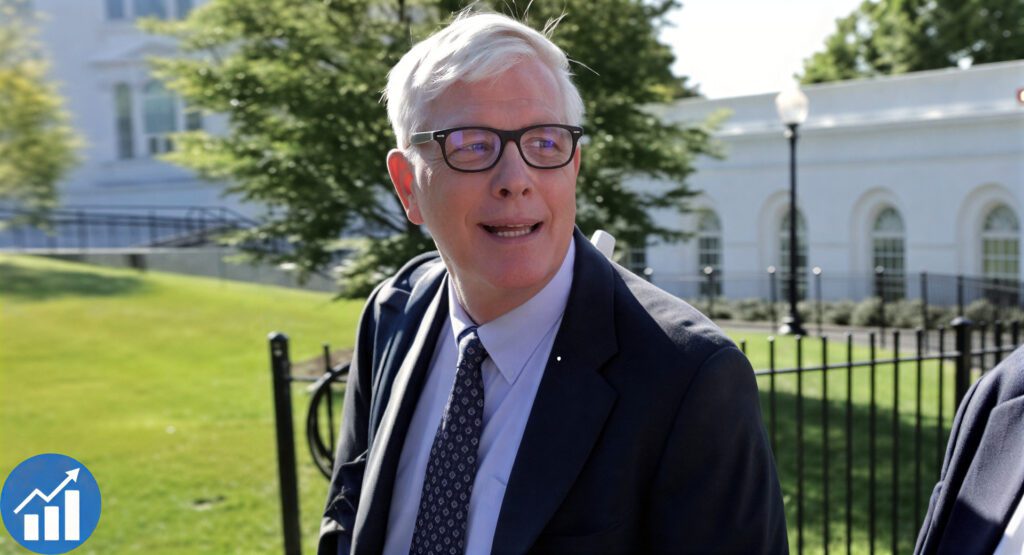 Hugh Hewitt speaking during a political media appearance in the United States
