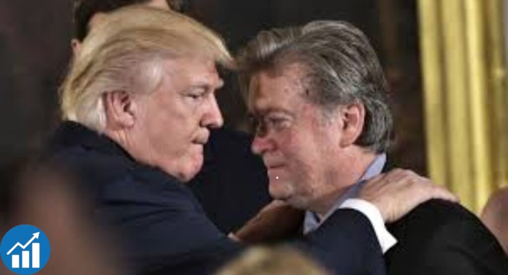 Steve Bannon serving as White House Chief Strategist during Trump administration
