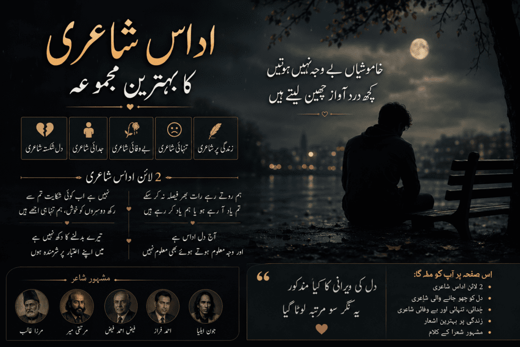 Sad Poetry in Urdu | Best Heart Touching Sad Shayari Collection