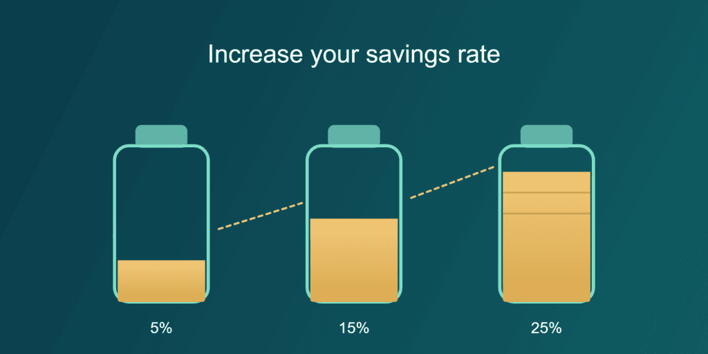 Increase your savings rate